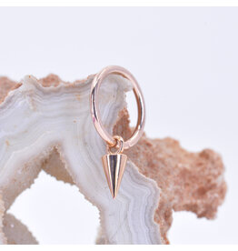 BVLA 5mm Spike Charm 14k Rose Gold by BVLA
