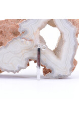 BVLA Bar Four Charm with Marcasite  in 14k White Gold by BVLA