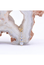 BVLA Rebel Grad 5 Charm with CZ in 14k Gold by BVLA