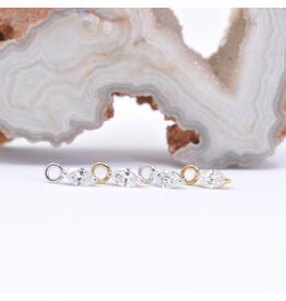 BVLA Diamond Marquise Charms 14k Gold by BVLA