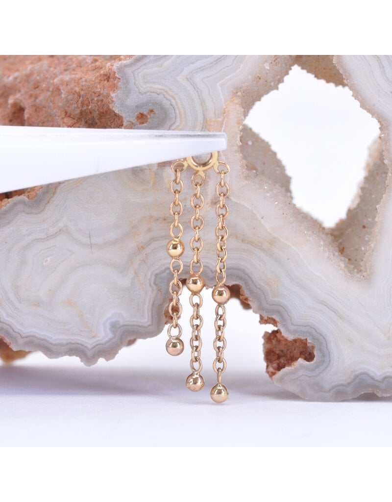 BVLA Raindrops Charms in 14k Gold by BVLA