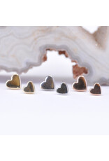 BVLA Flat Heart 14k Gold Threadless Ends by BVLA!