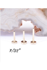 BVLA 18g 14k Yellow Gold Threadless Flat Back Posts by BVLA!