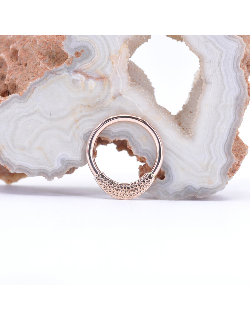 BVLA 16g 3/8" Pave Janna Seam Rings in 14k Gold by BVLA!