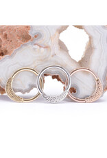 BVLA 16g 3/8" Pave Janna Seam Rings in 14k Gold by BVLA!