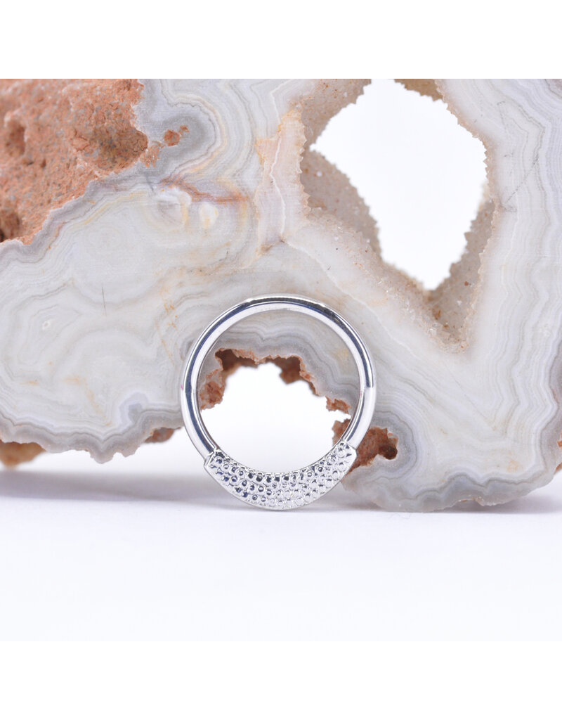 BVLA 16g 3/8" Pave Janna Seam Rings in 14k Gold by BVLA!