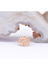 BVLA 6mm Hammered Disc 14k Gold 16g Threaded Ends by BVLA!