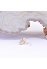 BVLA Jeanie 2 with CZ in 14k Gold Threadless Ends by BVLA!