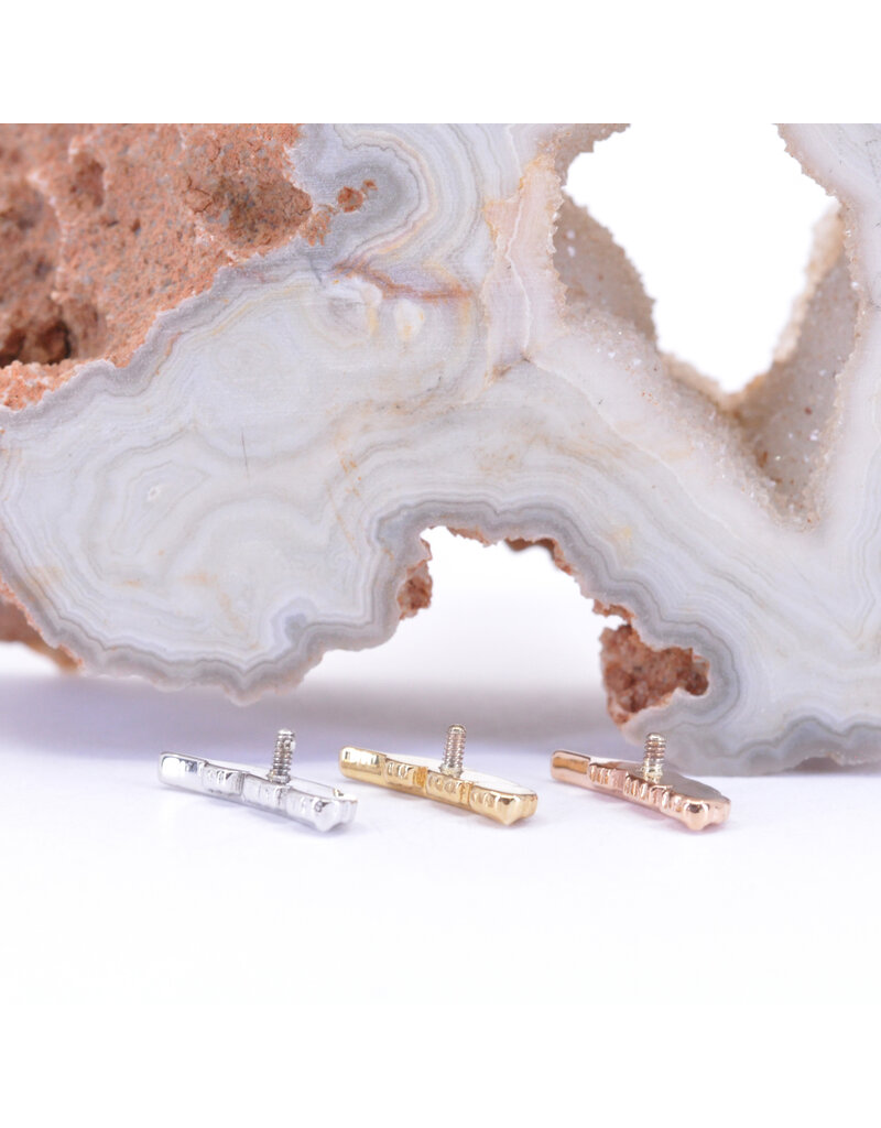 BVLA 10mm Feather 14k Gold 16g Threaded Ends by BVLA!