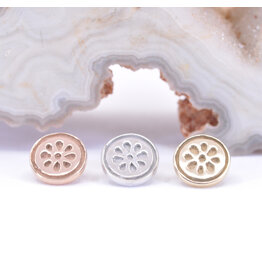 BVLA Lemonade 14k Gold 16g Threaded Ends