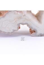 BVLA Princess Cut Prong with Genuine Diamond or CZ in 14k Gold Threadless Ends by BVLA!