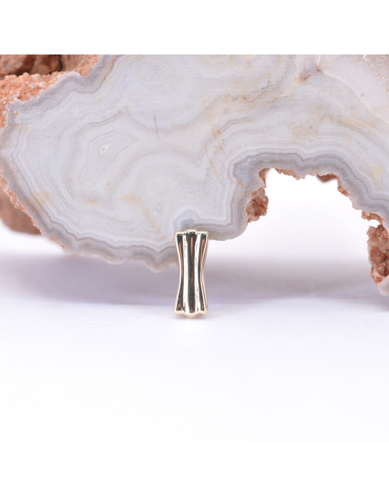 BVLA Art Deco in 14k Gold Threadless Ends by BVLA!