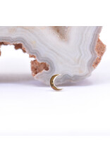 BVLA 4mm Flat Crescent Moon in 14k Gold Threadless Ends by BVLA!