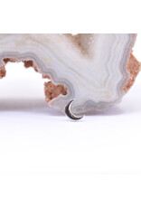 BVLA 4mm Flat Crescent Moon in 14k Gold Threadless Ends by BVLA!