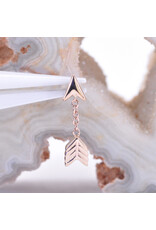 BVLA Love Struck in 14k Gold 16g Threaded Ends by BVLA!