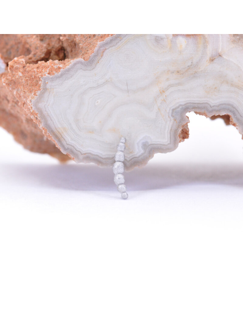 BVLA Sandblasted 7 Bead Arc in 14k Gold 16g Threaded Ends by BVLA!