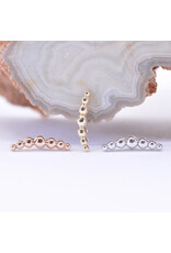 BVLA 7 Bead Arc in 14k Gold 16g Threaded Ends by BVLA!