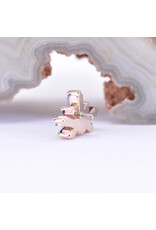 BVLA Half Mini Nova with Grade AA Tanzanite, Grade AA Amethyst and CZ in 14k Rose Gold 16g Threaded End by BVLA!