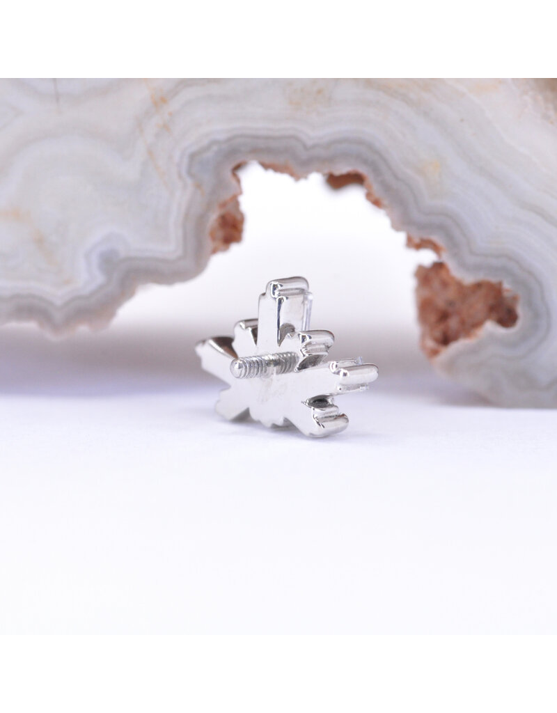 BVLA Half Mini Nova with CZ in 14k Gold 16g Threaded Ends by BVLA!