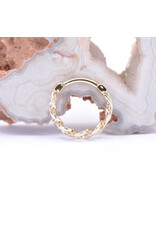 BVLA 16g 7/16" Miami Clicker Ring in 14k Yellow Gold by BVLA!