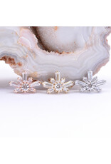 BVLA Half Mini Nova with CZ in 14k Gold 16g Threaded Ends by BVLA!