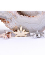 BVLA Half Mini Nova with CZ in 14k Gold 16g Threaded Ends by BVLA!