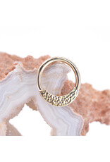 BVLA 16g Hammered Janna Seam Rings in 14k Gold by BVLA!