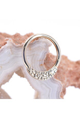 BVLA 16g Hammered Janna Seam Rings in 14k Gold by BVLA!