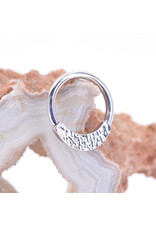 BVLA 16g Hammered Janna Seam Rings in 14k Gold by BVLA!