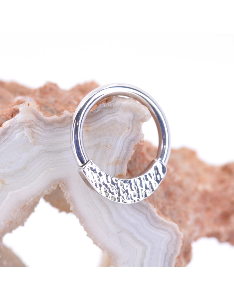 BVLA 16g Hammered Janna Seam Rings in 14k Gold by BVLA!