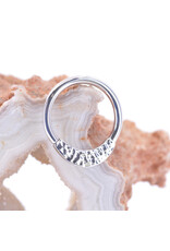 BVLA 16g Hammered Janna Seam Rings in 14k Gold by BVLA!