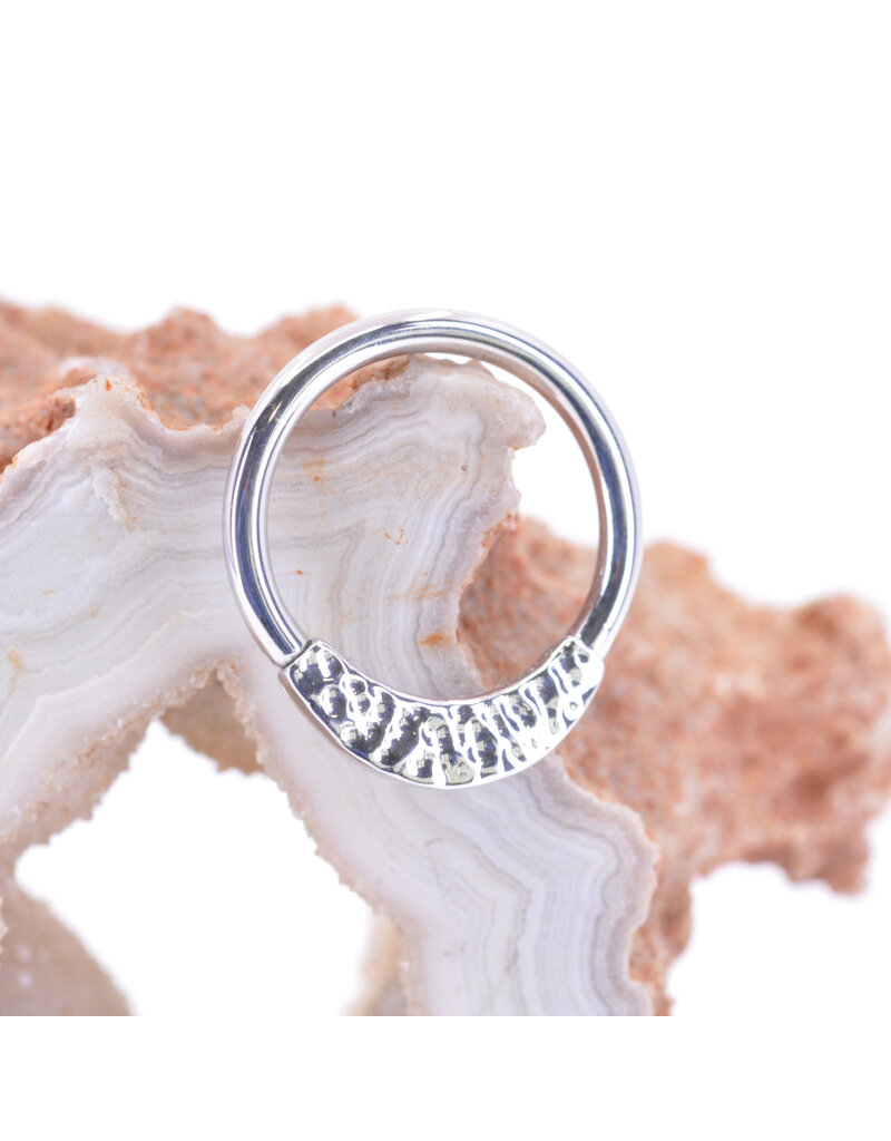 BVLA 16g Hammered Janna Seam Rings in 14k Gold by BVLA!