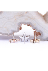 BVLA Starflower with CZ in 14k Gold Threadless Ends by BVLA!