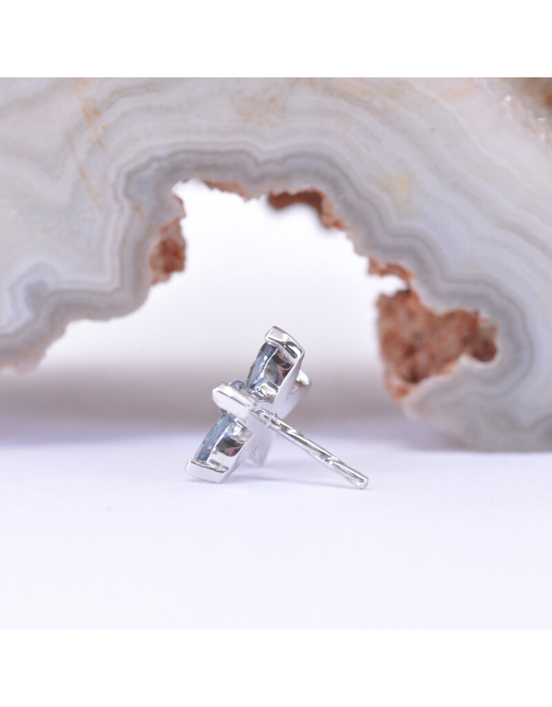 BVLA Starflower with Alexandrite in 14k White Gold Threadless End by BVLA!