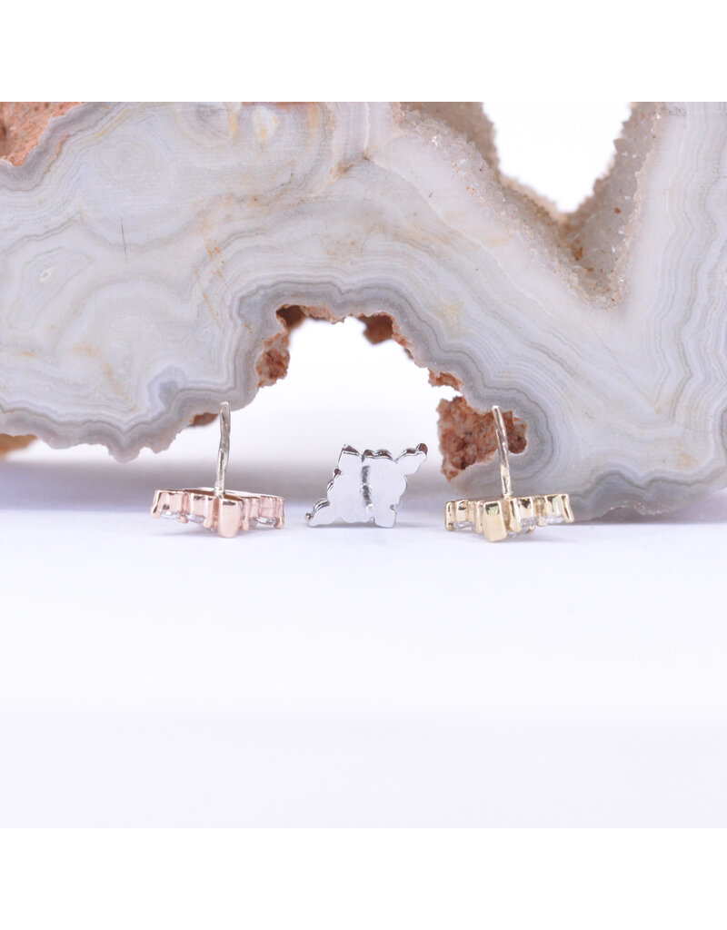 BVLA Embrace Marquise with CZ in 14k Gold Threadless Ends by BVLA!