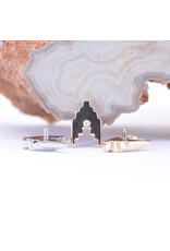 BVLA Roark with CZ in 14k Gold 16g Threaded Ends by BVLA!
