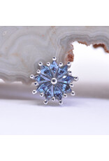 BVLA Pablito with Alexandrite in 14k White Gold 16g Threaded End by BVLA!