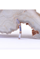 BVLA Trix 3 with Polar Sapphire in 14k Rose Gold 16g Threaded End by BVLA!