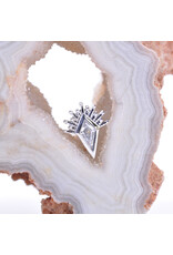 BVLA Kite Borderline with CZ in 14k Gold 16g Threaded Ends by BVLA!