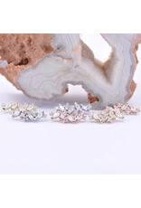BVLA Left or Right Facing Irina with CZ in 14k Gold 16g Threaded Ends by BVLA!