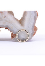 BVLA 18g Fixed Bead Rings with 2mm Bead in 14k Gold by BVLA!