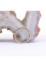 BVLA 18g Fixed Bead Rings with 2mm Bead in 14k Gold by BVLA!