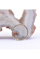 BVLA 18g Fixed Bead Rings with 2mm Bead in 14k Gold by BVLA!