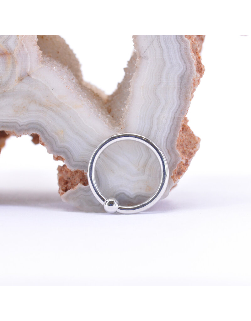 BVLA 18g Fixed Bead Rings with 2mm Bead in 14k Gold by BVLA!