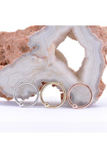 BVLA 18g Fixed Bead Rings with 2mm Bead in 14k Gold by BVLA!