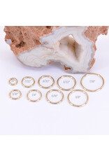 BVLA 18g Simple Seam Rings in 14k Gold by BVLA