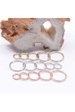 BVLA 18g Simple Seam Rings in 14k Gold by BVLA