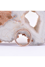 BVLA 16g Fixed Bead Rings with 2mm Bead in 14k Gold by BVLA!