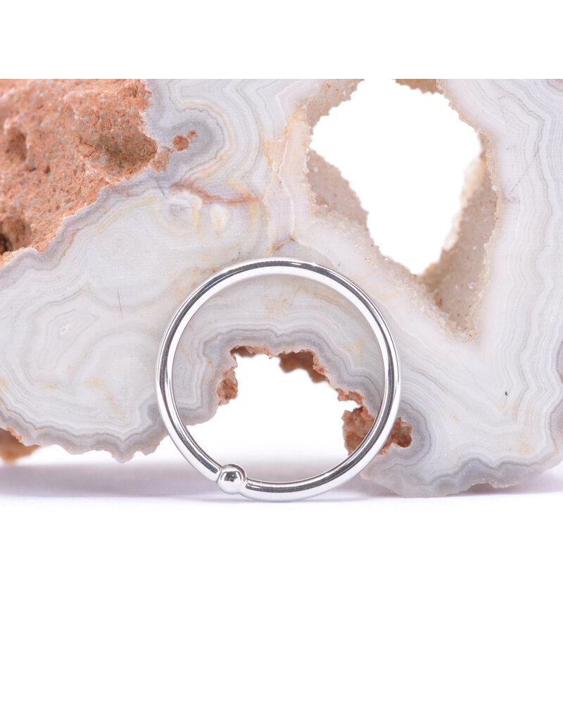 BVLA 16g Fixed Bead Rings with 2mm Bead in 14k Gold by BVLA!