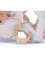 BVLA 16g Ray of Light Clicker Rings in 14k Gold by BVLA!